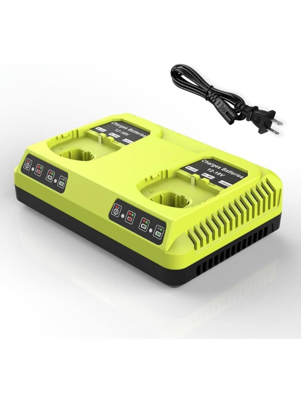 18V Battery Charger Replacement for Ryobi P101 P102 P109 - Fast Charging